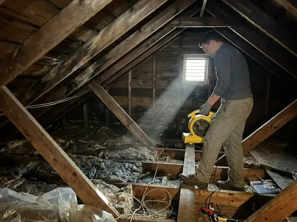 attic-water-damage-drying-proc-007 — frequently asked questions, Emergency Water Extraction & 24/7 Flood Response in Thorsby…